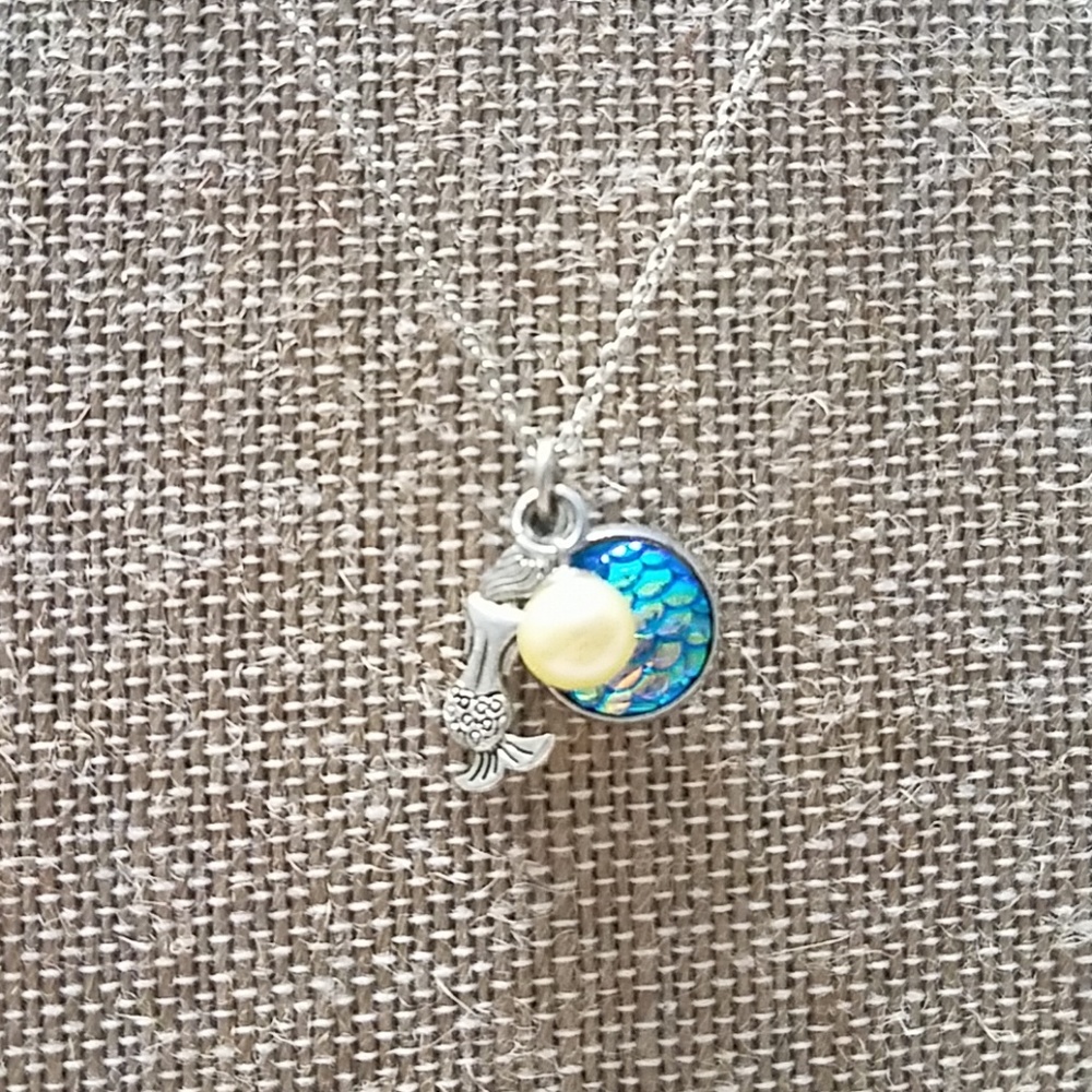 Silver Plated Mermaid Necklace
